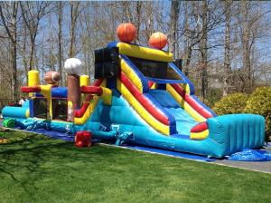 China Sport Arena Commercial Inflatable Obstacle Course Blow Up Water Obstacle Course on sale