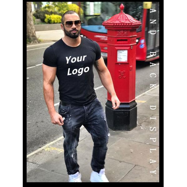 Men Tshirt Custom Printing Sublimation Gym Sport Oversized Tee Blank T Shirt