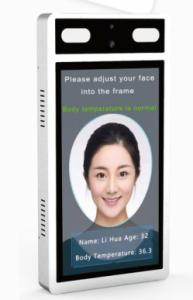 Touchless Security Camera For Measuring The Temperature Of The Body With Access Control Face Recognition