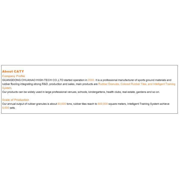 UV Resistant & Waterproof EPDM Rubber Tile for Outdoor Playground School and Sports Center