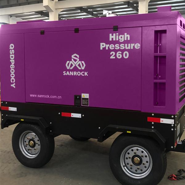 Manufacturer Screw Air Compressor Mining Diesel Engine Screw Air Compressor Machine