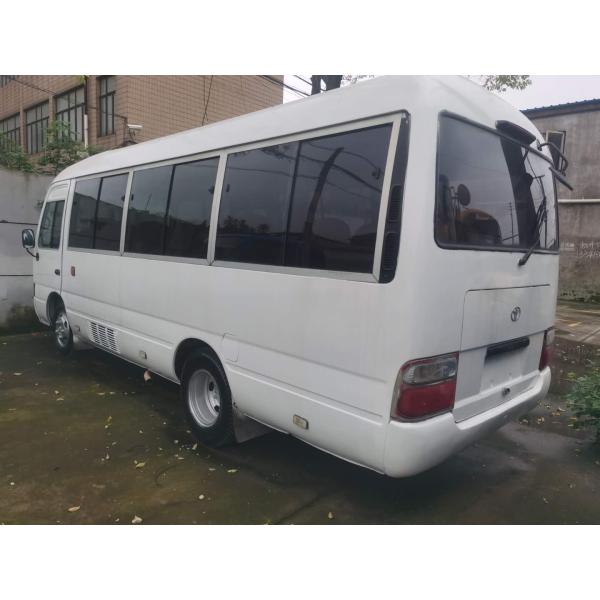Used Toyota Coaster Bus 30 Seats LHD Steering Position 2016 Euro 3 Emission Standard