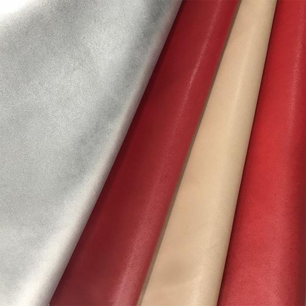 Durable Square Faux Leather Sheets , Faux Leatherette Fabric High End SGS Approved