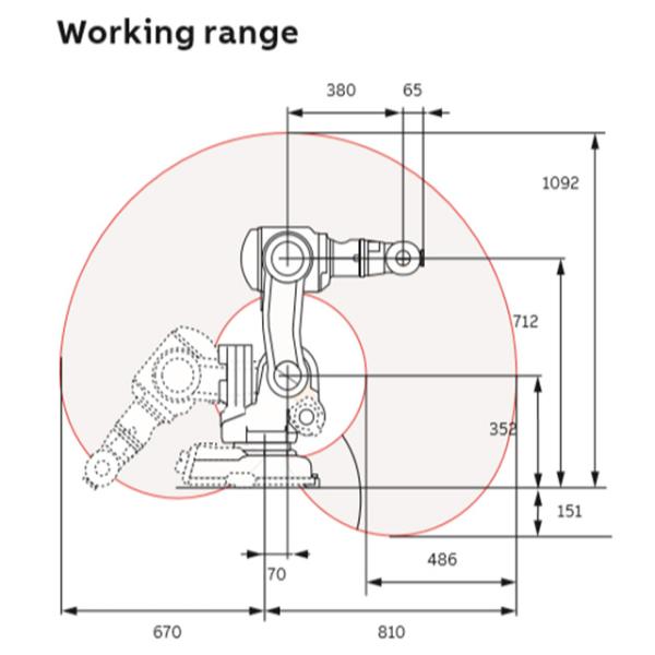 ABB IRB 140 Small Industrial Robot Arm With Fast Response 6-Axes Robot Arm Totally Application Cleaning/Spraying Robot
