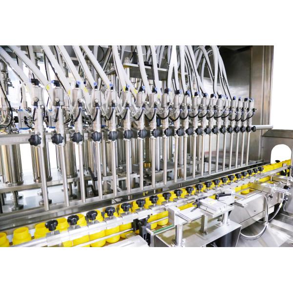 10 Nozzle Edible Oil Filling Machine PLC Controlled Piston Filling Machine