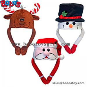 China Soft Plush Warm Winter Cap Animal Party Hat Christmas Hat on sale