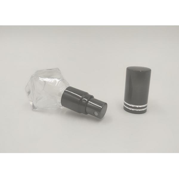 5ml Capacity Unique Shape Perfume Glass Bottle Recyclable With Min Spray Pump
