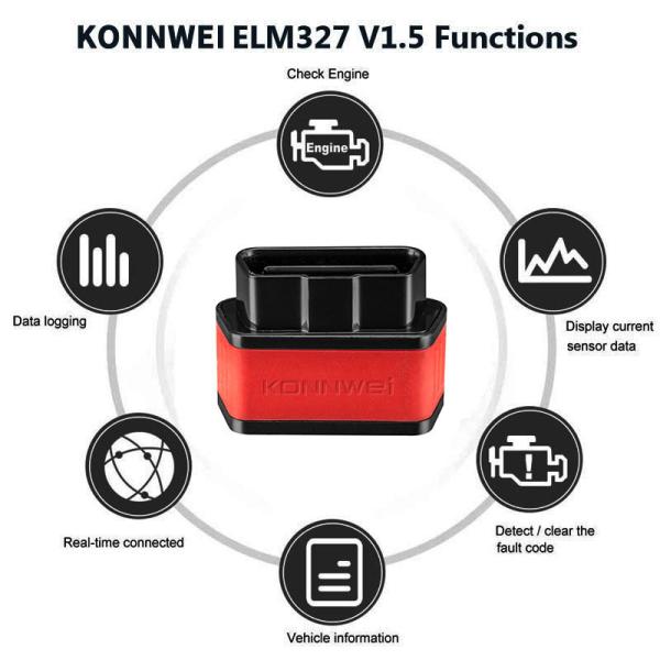 Mini Elm327 wireless Obd2 Scanner Wifi Android IOS EOBd protocol after year 1996