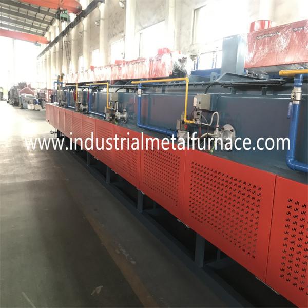 Fuel Gas Fired Support Roller Mesh Belt Furnace High Temperature Belt Conveyor 2500 KG/Hr