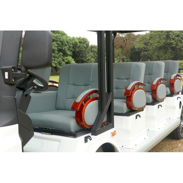 EcoGolf Shuttle Bus 8 Passenger With 72V Lithium Ion Battery For Leisure Tours