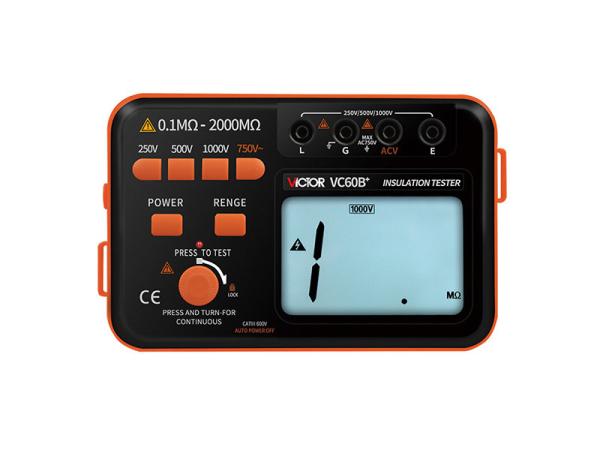 Buy 1KV Digital Insulation Tester Full Button Easy Operation Ohm Meter at wholesale prices
