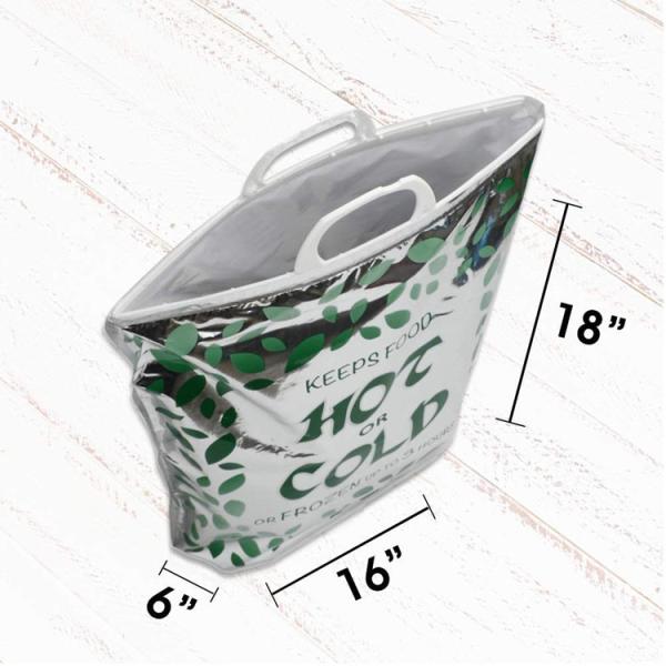 Plastic Disposable 4hours Hot Cold Insulated Bags Picnic Use