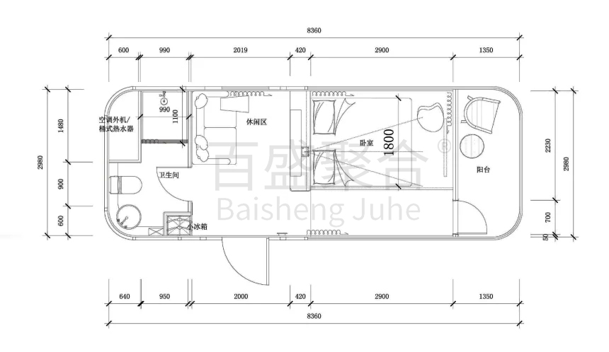 Custom 20ft 40ft Apple Cabin Prefab Mobile Capsule House Container Houses for Russia