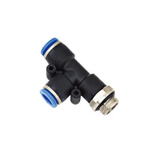 China PD - G Branch Tee Male connector Side G Thread Gray Colour Tube Fittings on sale