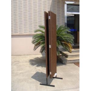 Outdoor Rattan Furniture Fence For Poolside / Lawn / Riverside