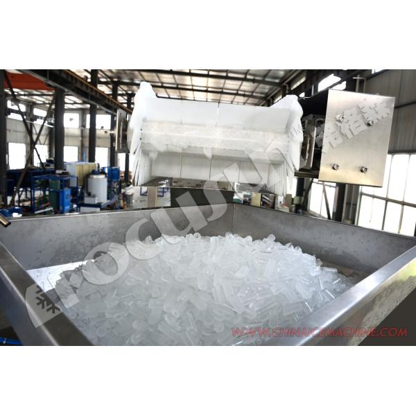 Automatic Pouch Packaging Ice Tube Cube Machine for Ice 30000kg Ice Storage Capacity