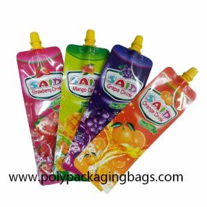 Quality Reusable Plastic Stand Up Pouch With Spout Special Shaped for sale