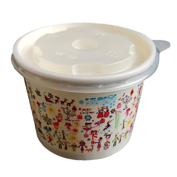 115mm Height Salad Soup Paper Bowl Machine With Ultrasonic System