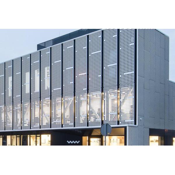 1.5mm To 5.0mm Fireproof Aluminum Veneer Perforated Aluminum Sheets For Wall Decoration