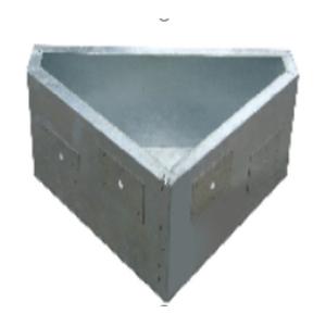 Quality CE 1mm Galvanized Steel L650mm Animal Feeding Trough for sale