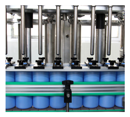 SS304 5 Heads 1000ml Liquid Bottle Filling Machine Anti Drip