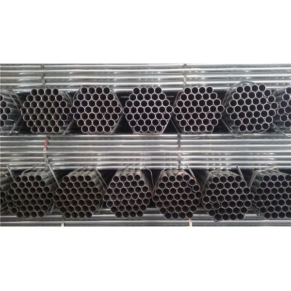 Construction Material ASTM A53 Schedule 40 Galvanized Steel Pipe , GI Steel Tubes Zn Coating 60-400g/M2