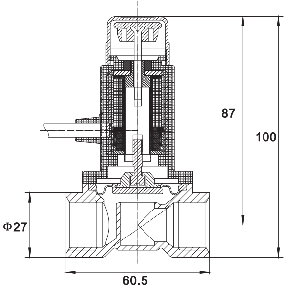 Emergency LPG Natural Gas Shut Off Solenoid Valve 1/2'' DN15 12V