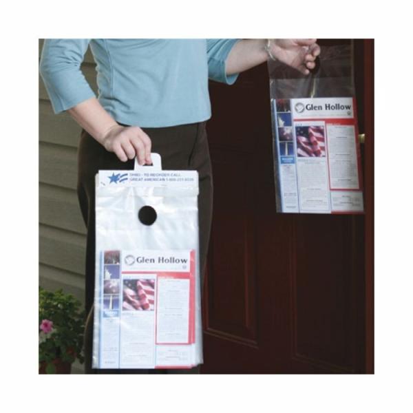 Customized Printed Shopping Plastic Bags For Newspaper Delivery