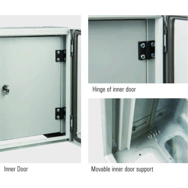 Smooth Wall Mount Electronics Enclosure 400x300x150mm 1.2mm / 1.5mm Thickness