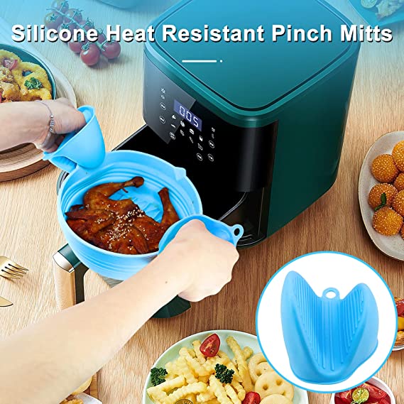 BPA Free Silicone Kitchen Tool Easy Clean Silicone Air Fryer Accessories Customized