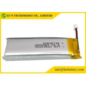 Quality CP802060 Ultra Thin Cylindrical Lithium Manganese Battery 3V 2300mAh for sale