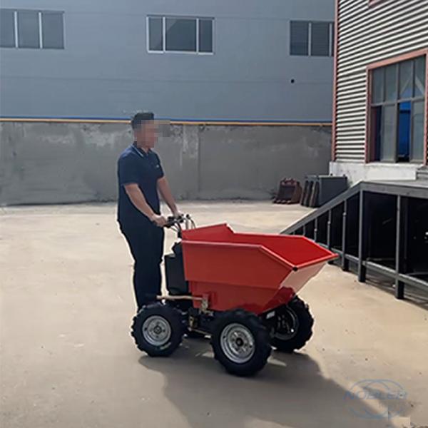 4 Tire Electric Mini Dumper Smooth And Quiet Operation