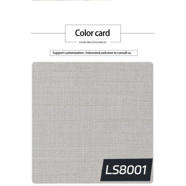 5mm 8mm Fabric Bamboo Charcoal Fibre Board Waterproof Moisture Proof OEM ODM