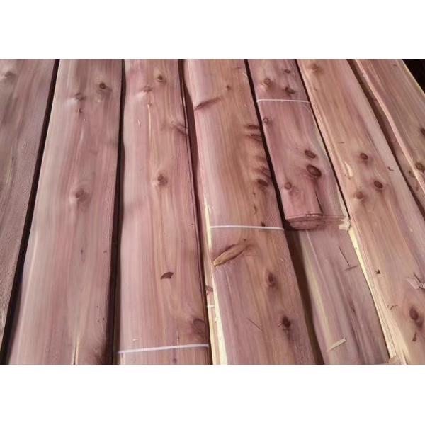 Aromatic Red Cedar Natural Wood Veneer Thickness 50C For Furniture Wardrobes