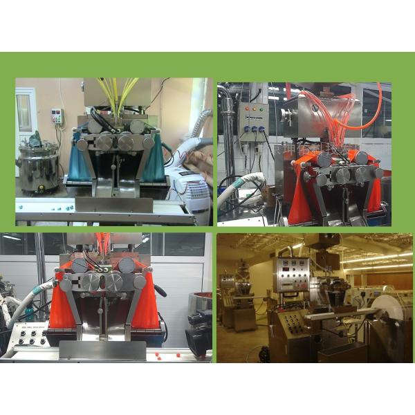 PLC + HMI Switch Automatic Pharma Packaging Machinery Softgel / Cosmetics