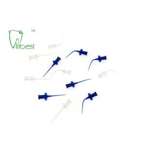 Quality Prebent Curved Tip Dental Syringe Needle Adjustable Angle for sale