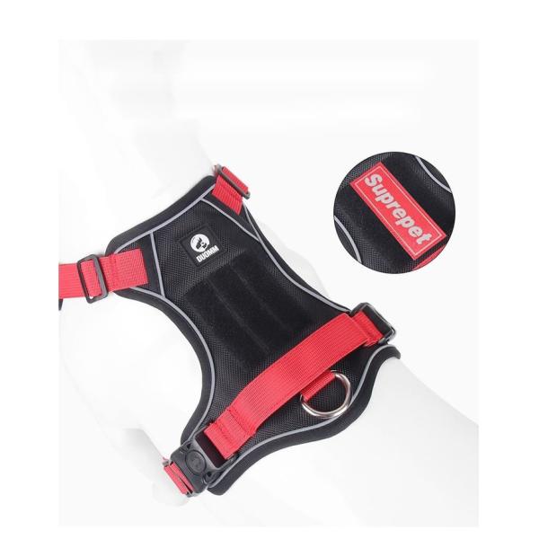 Reflective Dog Oxford Adjustable Straps Harness Vests For Safe Walking