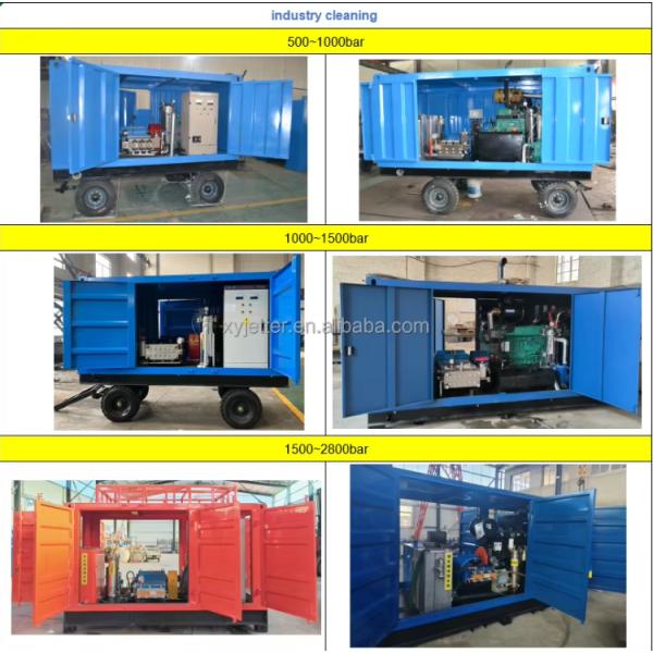 500bar Triplex Plunger High Pressure Water Jetting Pump Cleaning Pressure Testing Pumps