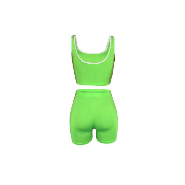 Pure Color Spring & Summer Sexy Sleeveless Vest Shorts Set 13 Colors