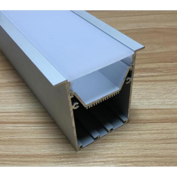 Buy 70X75mm Aluminium Led Strip Housing , Recessed Led Light Aluminium Profile at wholesale prices