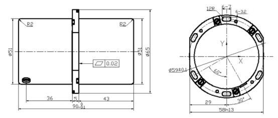 GSGYR203F Fiber Optic Gyroscope with Run-up Time 3s Bias Repeatability