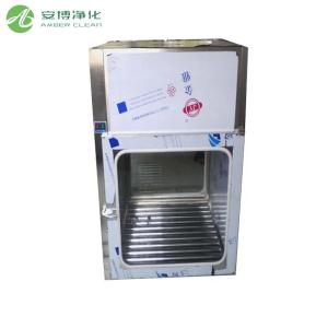 China UV Light Stainless Steel Mechanical Interlock Cleanroom Pass Through Box on sale