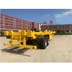 China Grade 6.5t Chassis Skeletal Container Semi Trailer for Safe and Smooth Transportation on sale