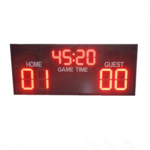 Quality High Brightness Electronic Soccer Scoreboard With Aluminum Cabinet for sale