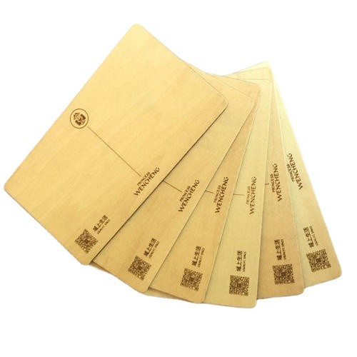 Bamboo Wooden Access Control Key Cards Ving NFC Hotel Key Cards Easily Biodegrade