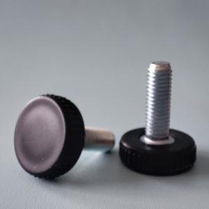 Quality Knurled Flat Head Thumb Screw M8X25mm Plain Finish Customized for sale