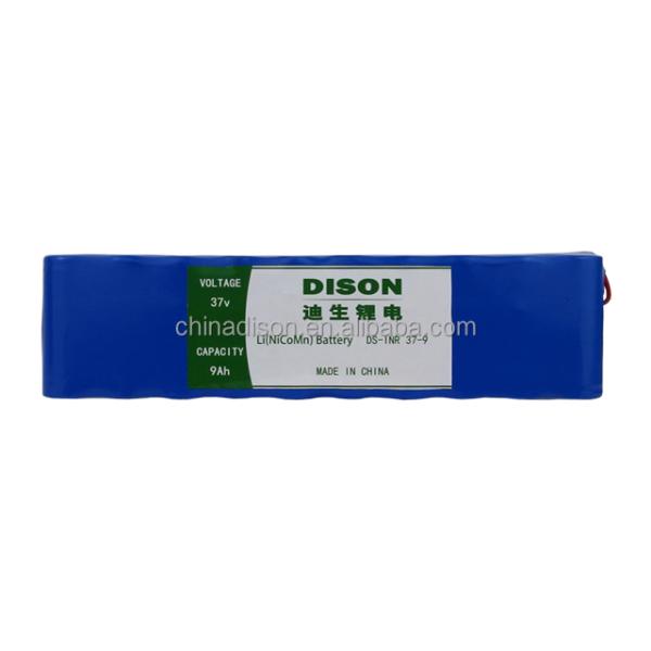 2C dischargerate 37v 9Ah NMC Lithium Ion Li NiCoMh Battery Pack For E Bike Scooter