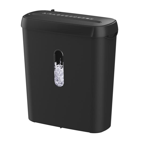 Strip Cut Paper Shredder 5 Sheet Shred Capacity With 8L Mini Basket Bin For Home And Office Use S616B