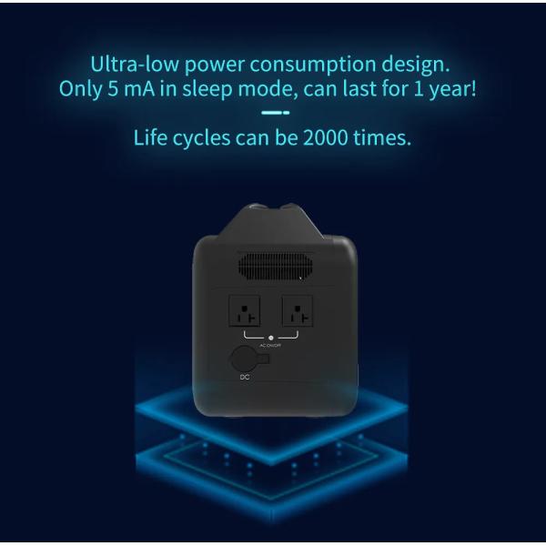 1000W Portable Power Stations 220V RVs And Boats Rechargeable Emergency Power Bank