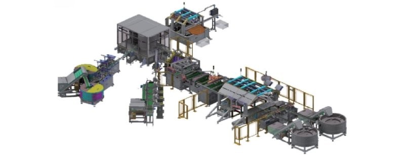 Quality Nitrogen Gas Buffer Automatic Assembly Line And Testing Machine 200pcs/Min for sale